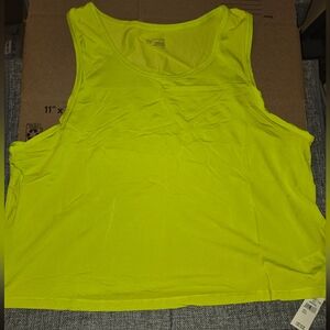 Offline By Aerie Sweat Sesh Cropped Tank - L - Paris Green - NWT